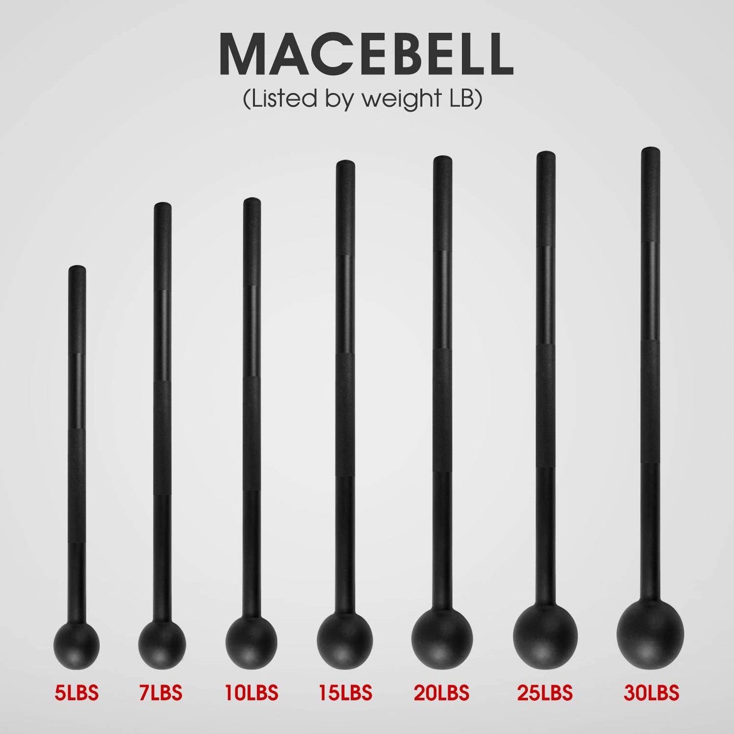 Steel Mace Bell for Strength Training & Full Body Functional Workouts