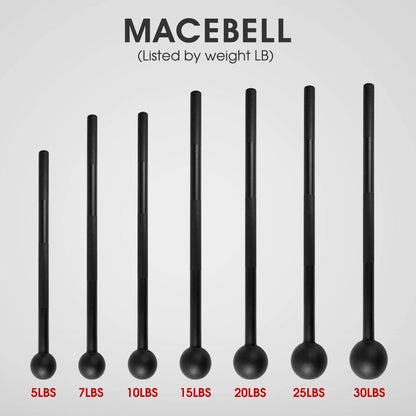 Steel Mace Bell for Strength Training & Full Body Functional Workouts
