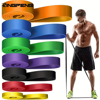 Resistance Band Set for Pull-Up Assistance and Strength Training - Heavy-Duty Stretch Bands for Home Workouts and Physical Therapy