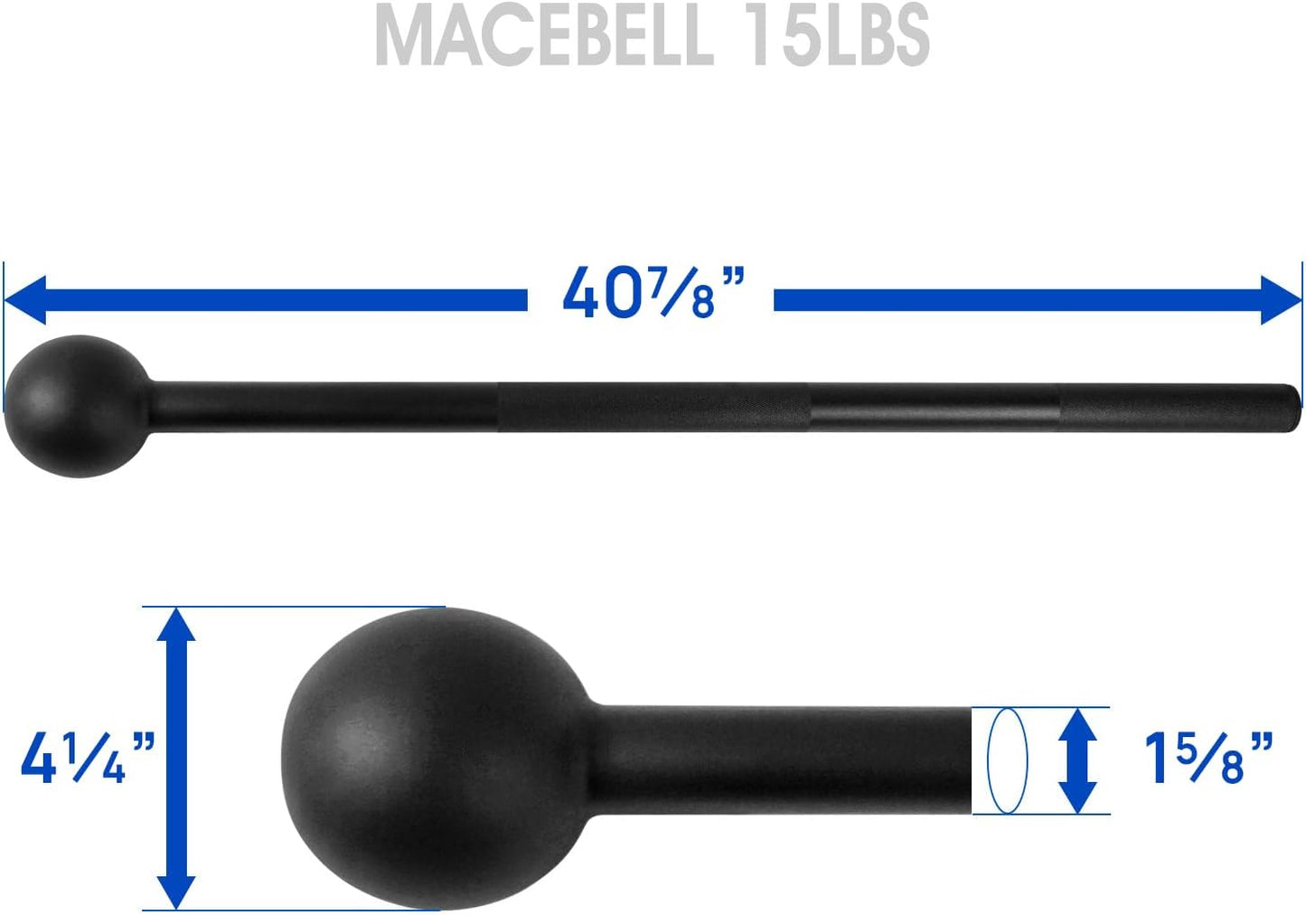Steel Mace Bell for Strength Training & Full Body Functional Workouts