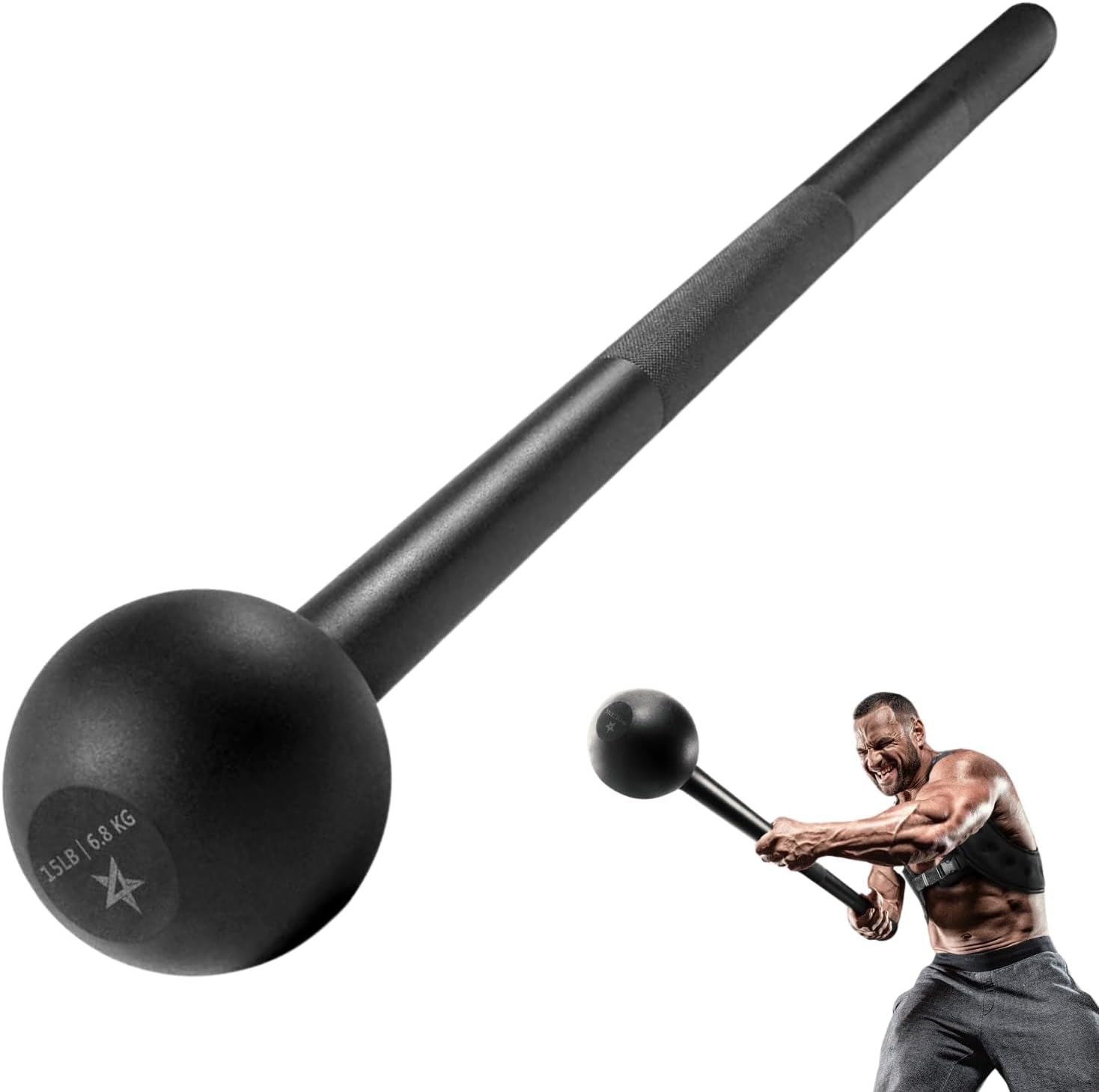 Steel Mace Bell for Strength Training & Full Body Functional Workouts