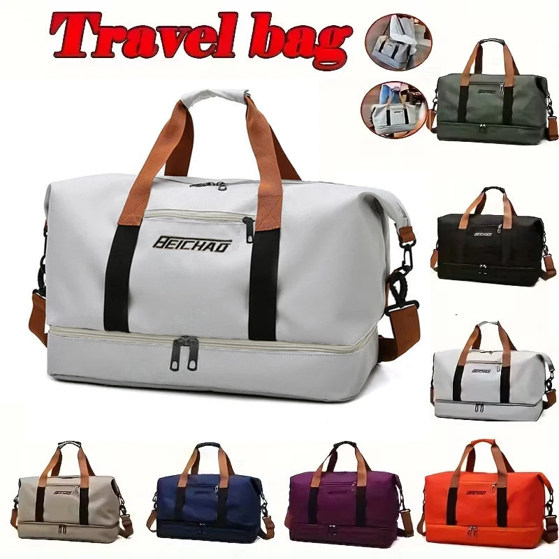 UrbanFlex Travel Gym Bag – Portable Short-Distance Fitness Duffle Shoulder & Crossbody Weekender Carry-On Bag