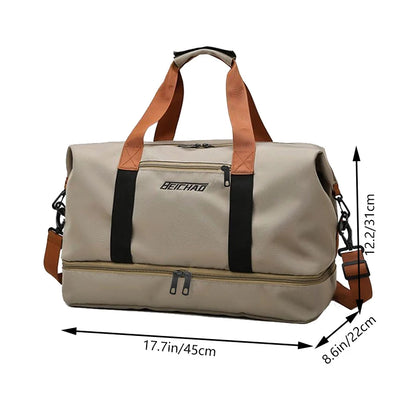UrbanFlex Travel Gym Bag – Portable Short-Distance Fitness Duffle Shoulder & Crossbody Weekender Carry-On Bag