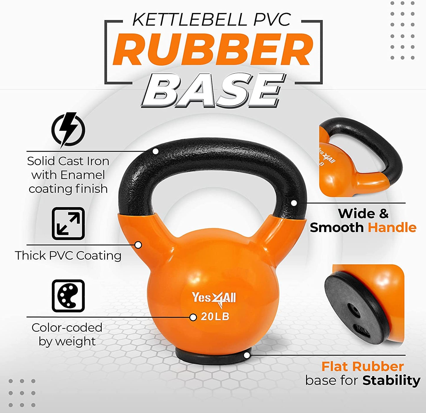 Premium Kettlebell Weight for Full Body Fitness Training